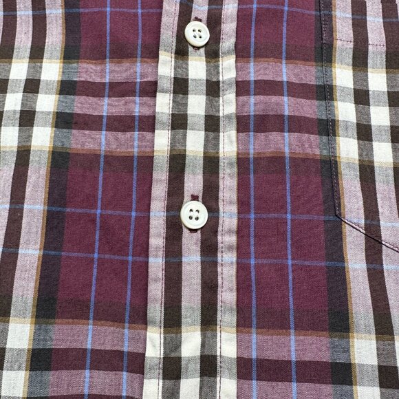 Vintage Chaps Ralph Lauren Plaid Button Down Shirt Men’s Large - Picture 4 of 6